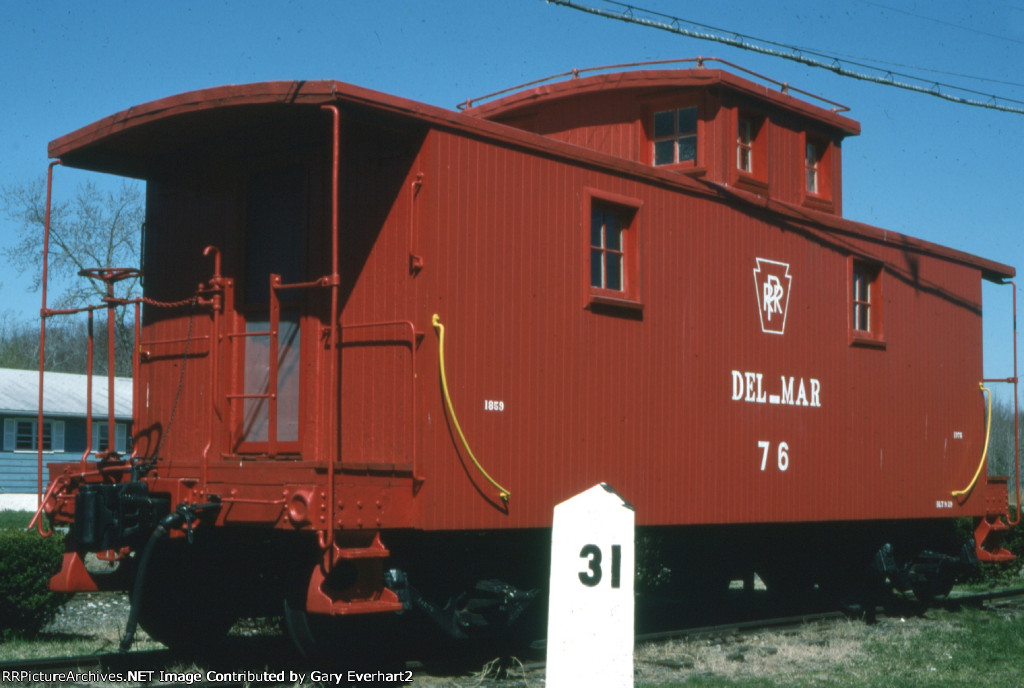 PRR Caboose #76 - Pennsylvania RR